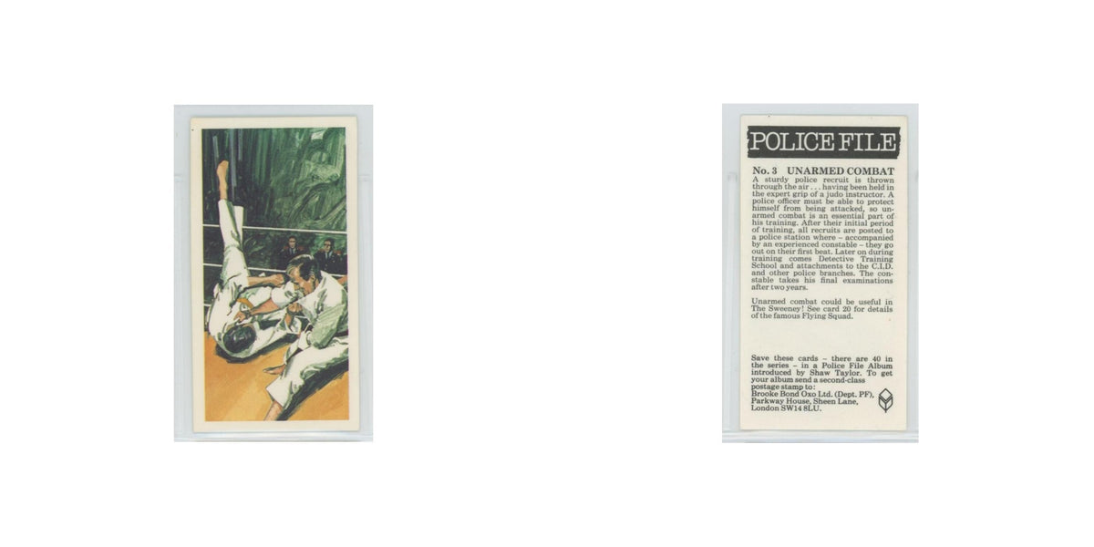 1977 Brooke Bond Police File Unarmed Combat #3