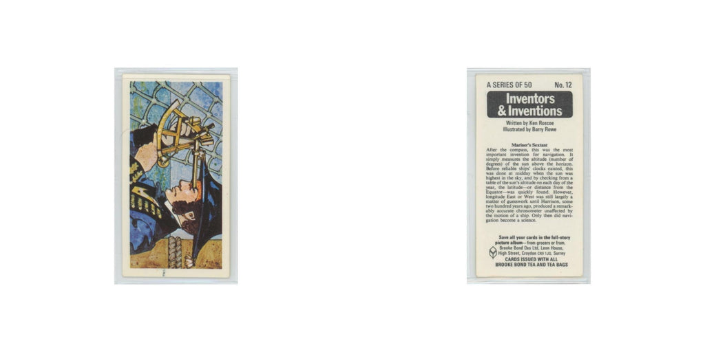 1975 Brooke Bond Inventors Inventions Mariner's Sextant #12
