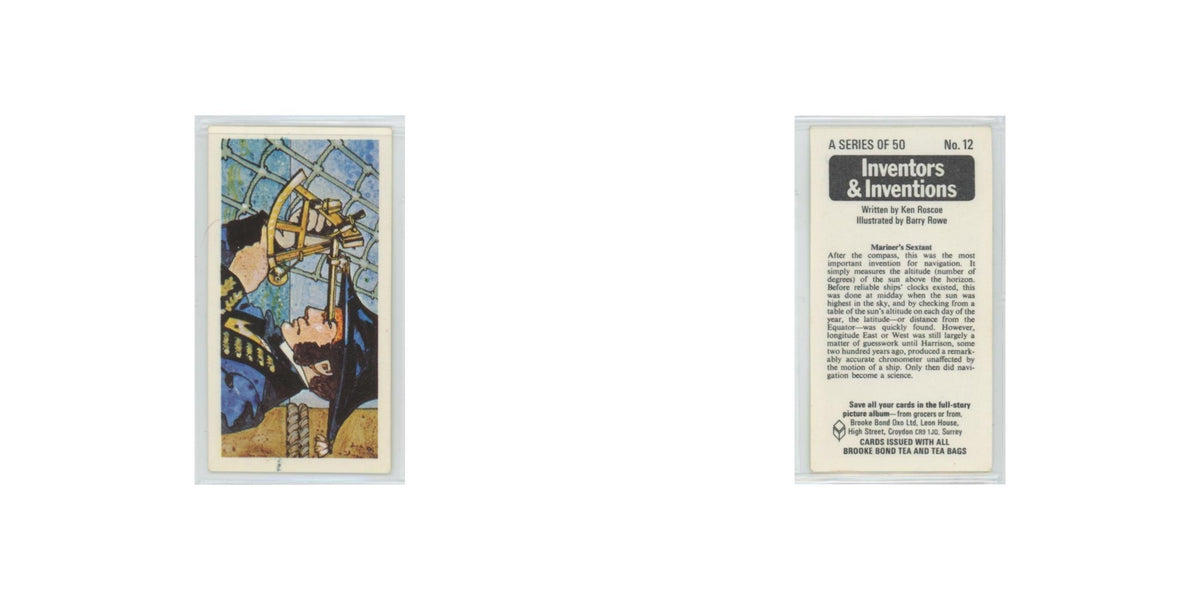 1975 Brooke Bond Inventors Inventions Mariner's Sextant #12