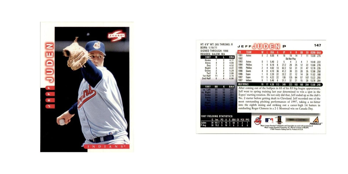 1998 Score Jeff Juden Baseball Cards #147
