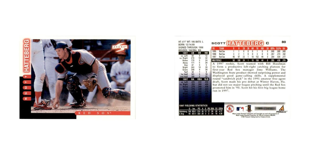 1998 Score Scott Hatteberg Baseball Cards #80