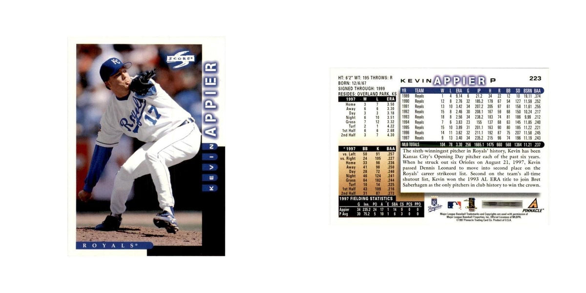 1998 Score Kevin Appier Baseball Cards #223