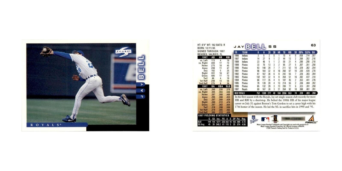 1998 Score Jay Bell Baseball Cards #63