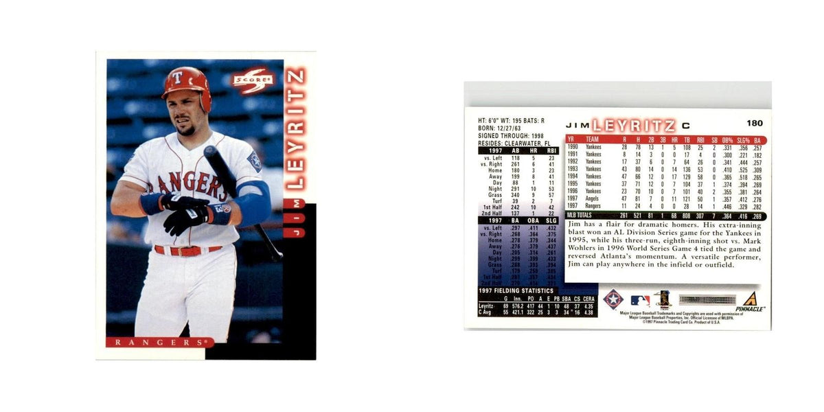 1998 Score Jim Leyritz Baseball Cards #180