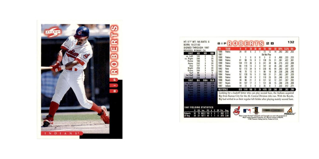 1998 Score Bip Roberts Baseball Cards #132