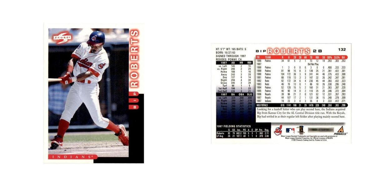 1998 Score Bip Roberts Baseball Cards #132