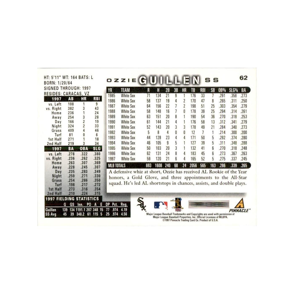 1998 Score Ozzie Guillen Baseball Cards #62