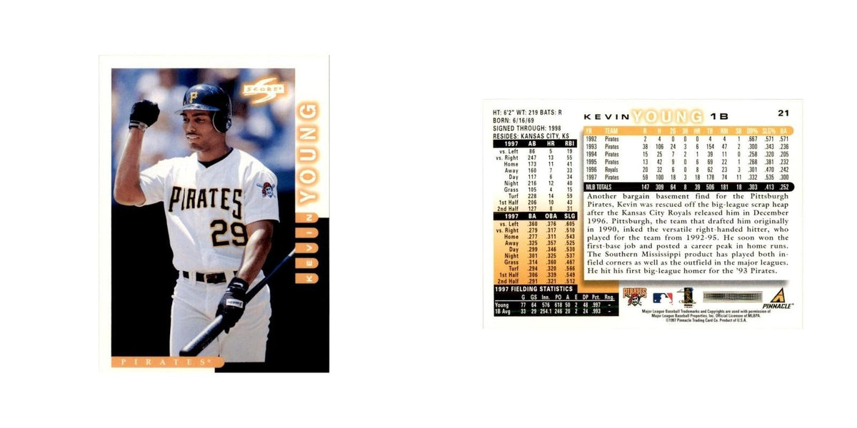 1998 Score Kevin Young Baseball Cards #21