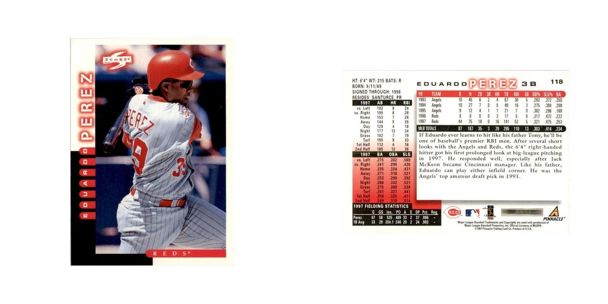 1998 Score Eduardo Perez Baseball Cards #118