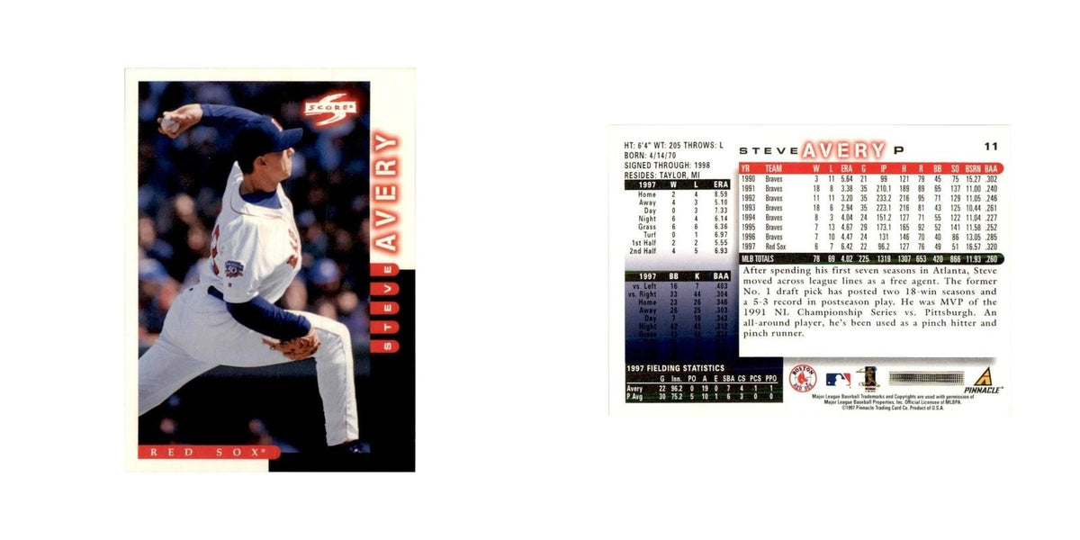 1998 Score Steve Avery Baseball Cards #11