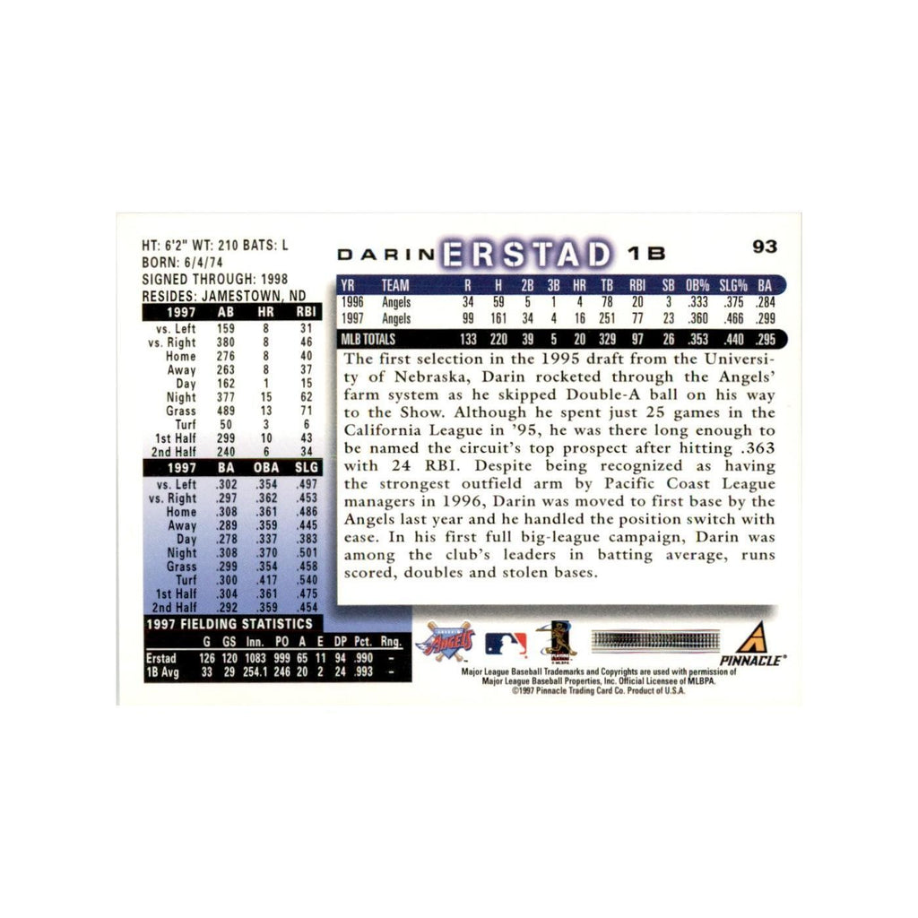 1998 Score Darin Erstad Baseball Cards #93