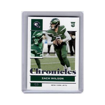 Zach Wilson Rookie 2021 Panini Chronicles #86 New York Jets Football Card NM