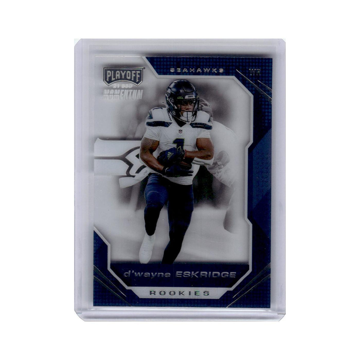 D'Wayne Eskridge 2021 Panini Chronicles Playoff Momentum Rookies #PMR-17 NM