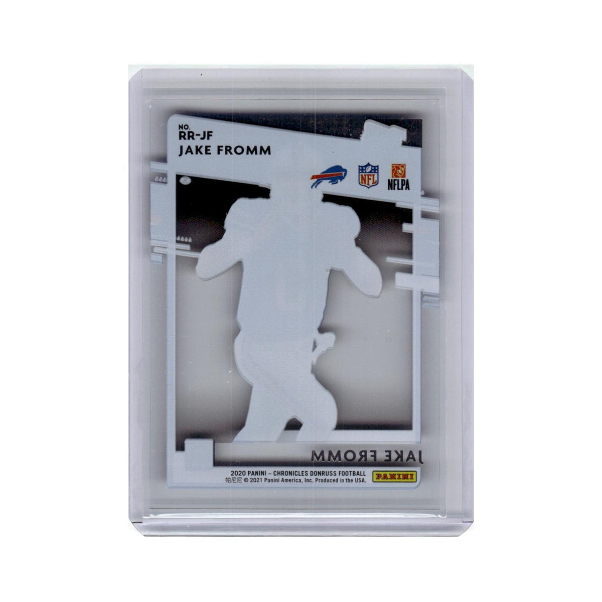 Jake Fromm 2020 Donruss Clearly Rated Rookie #RR-JF Buffalo Bills NM