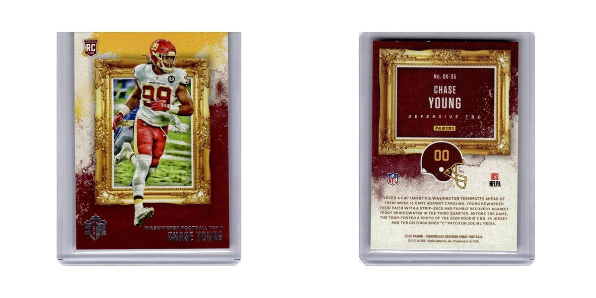 Chase Young Rookie 2020 Panini Chronicles Gridiron Kings #GK-35 NM