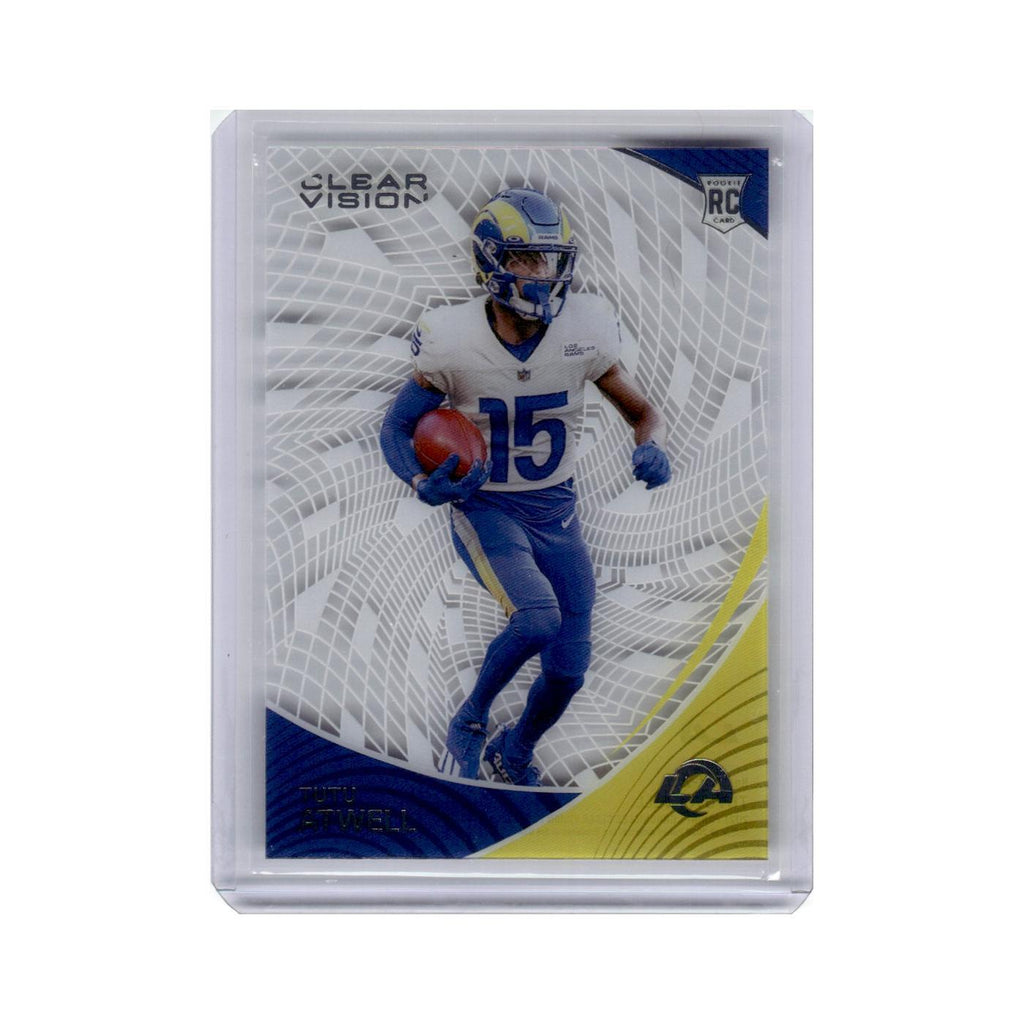 Tutu Atwell Rookie 2021 Panini Chronicles Clear Vision #CVR-22 Rams NM