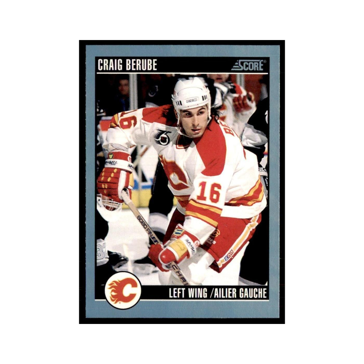 1992 Score Canadian Craig Berube Calgary Flames #258