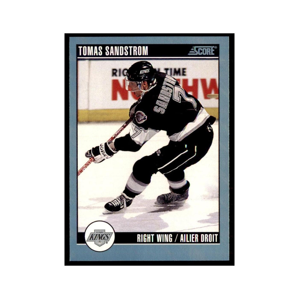 1992 Score Canadian Tomas Sandstrom Los Angeles Kings #199