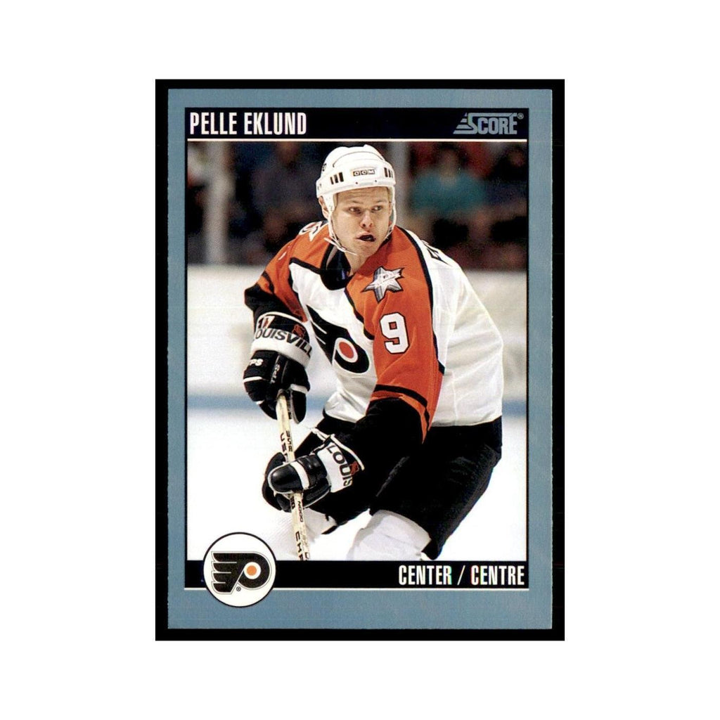 1992 Score Canadian Pelle Eklund Philadelphia Flyers #173