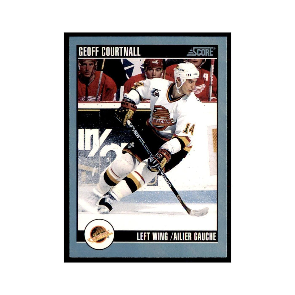 1992 Score Canadian Geoff Courtnall Vancouver Canucks #234