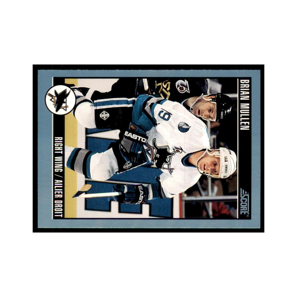 1992 Score Canadian Brian Mullen San Jose Sharks #278