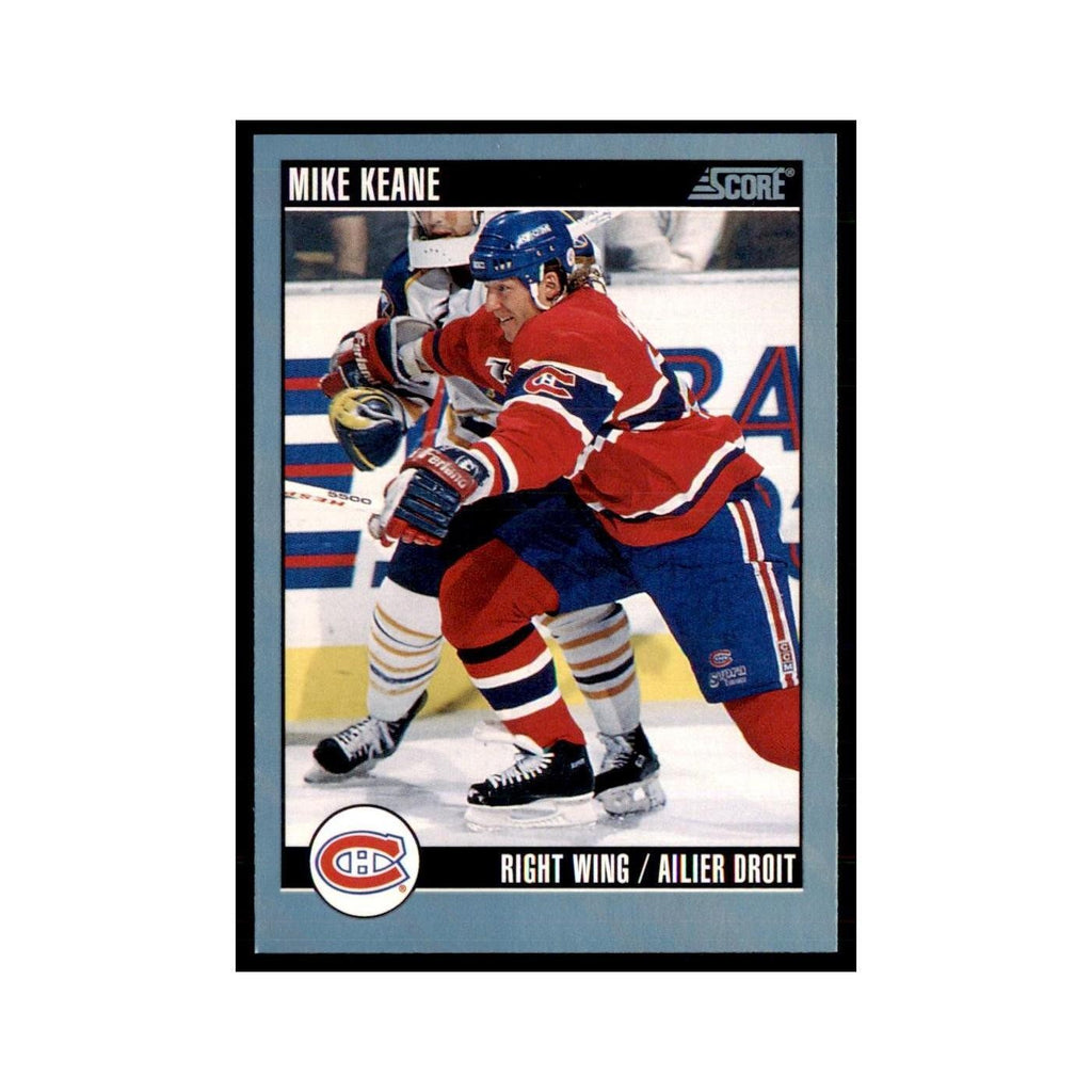 1992 Score Canadian Mike Keane Montreal Canadiens #179