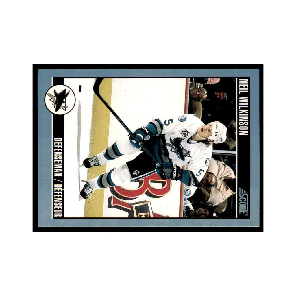1992 Score Canadian Neil Wilkinson San Jose Sharks #235