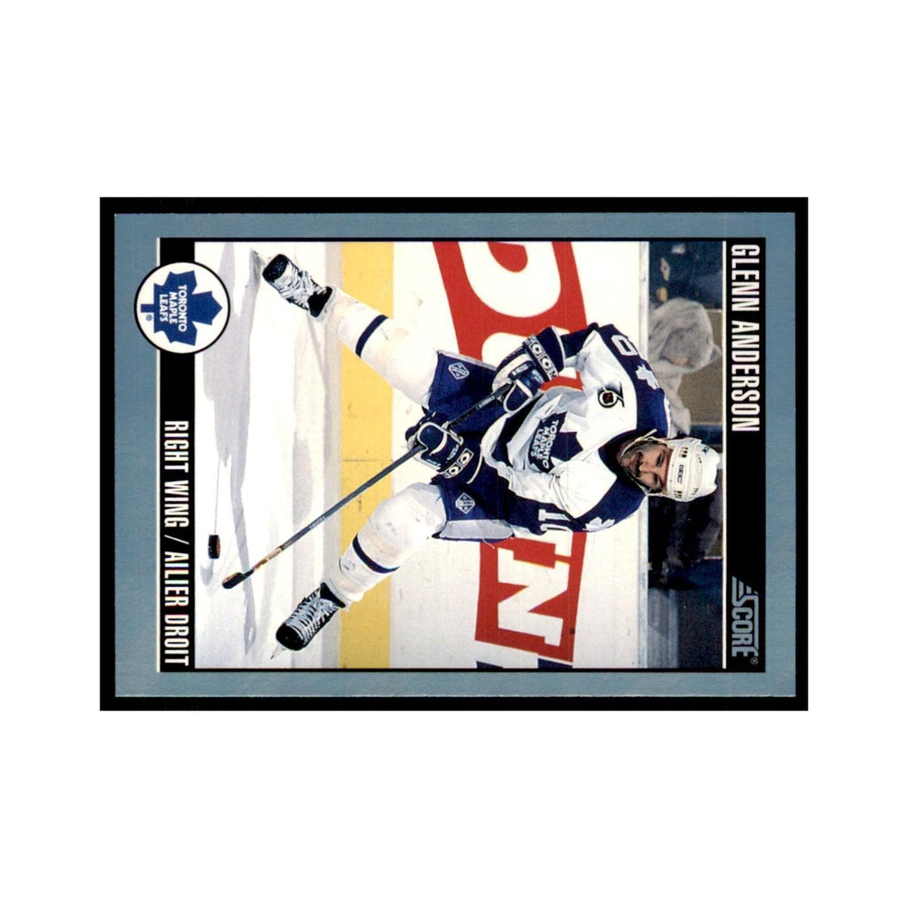 1992 Score Canadian Glenn Anderson Toronto Maple Leafs #241