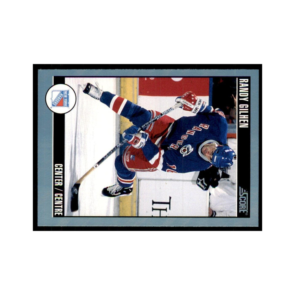 1992 Score Canadian Randy Gilhen New York Rangers #268