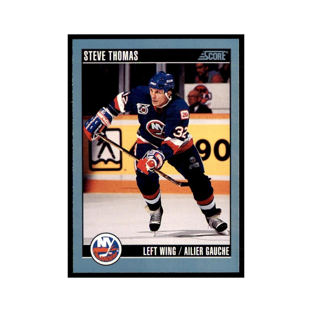 1992 Score Canadian Steve Thomas New York Islanders #12