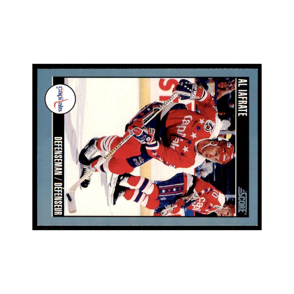 1992 Score Canadian Al Iafrate Washington Capitals #11
