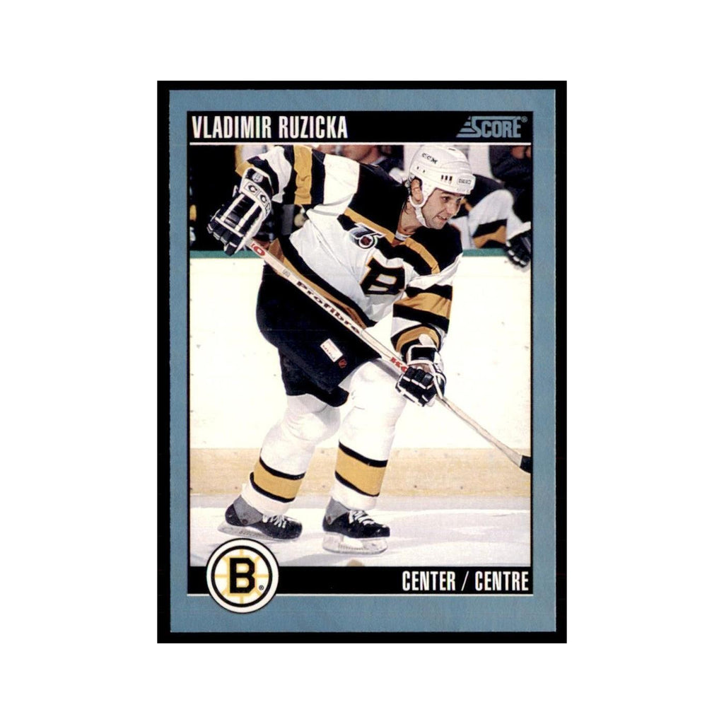 1992 Score Canadian Vladimir Ruzicka Boston Bruins #208