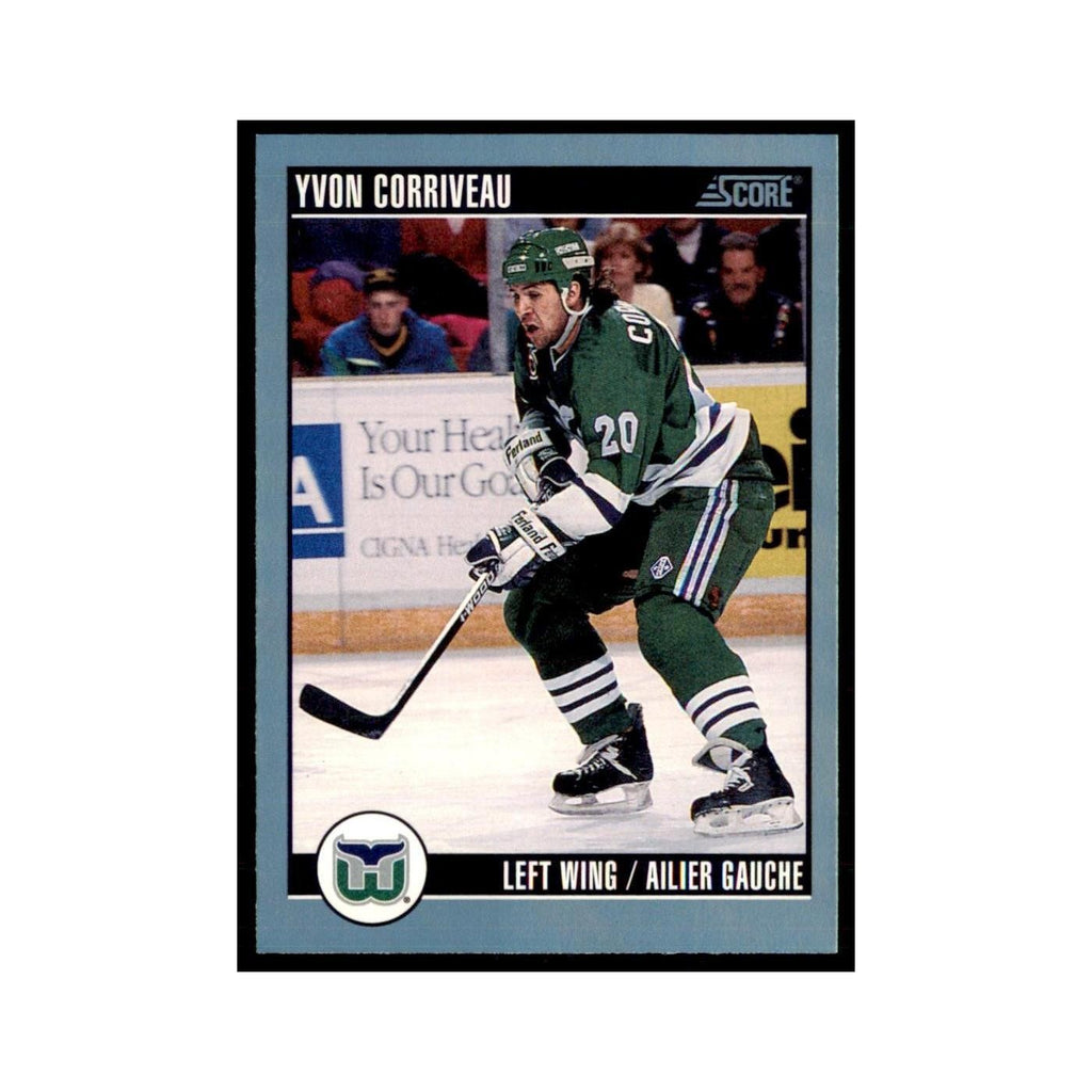 1992 Score Canadian Yvon Corriveau Hartford Whalers #541
