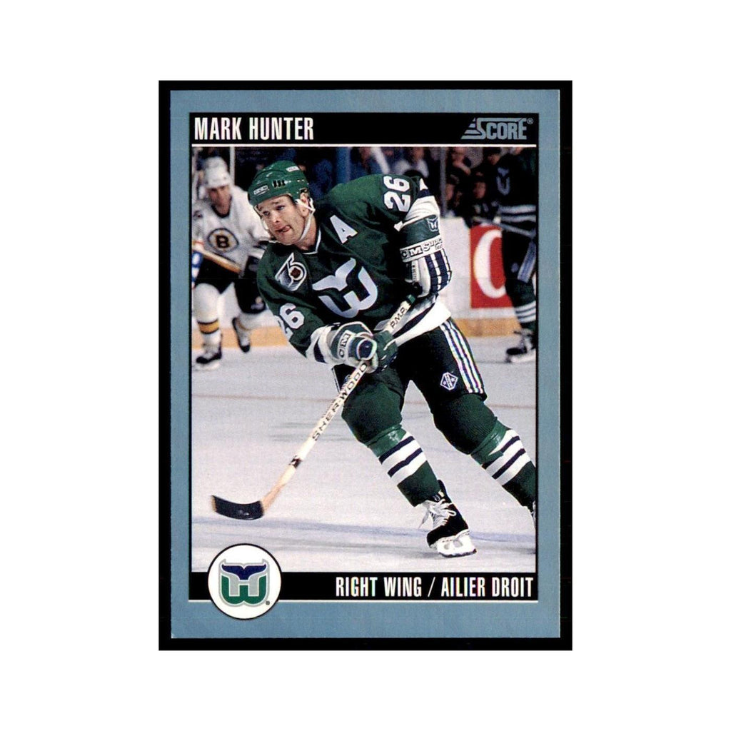 1992 Score Canadian Mark Hunter Hartford Whalers #194
