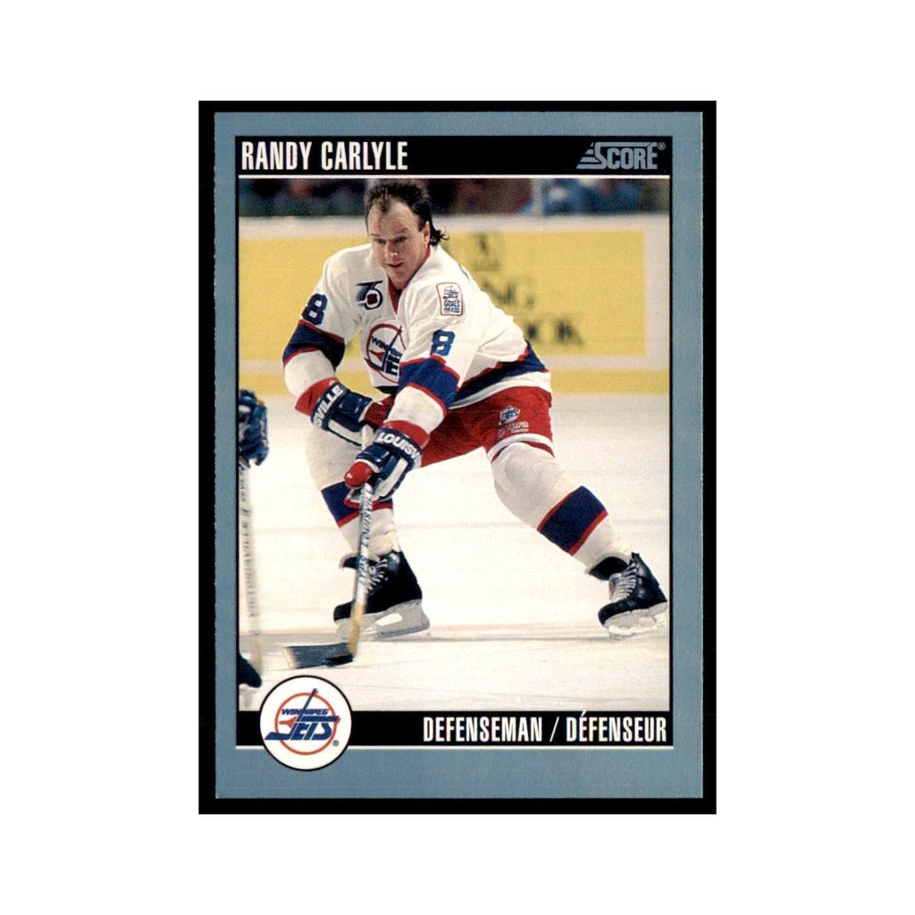 1992 Score Canadian Randy Carlyle Winnipeg Jets #167