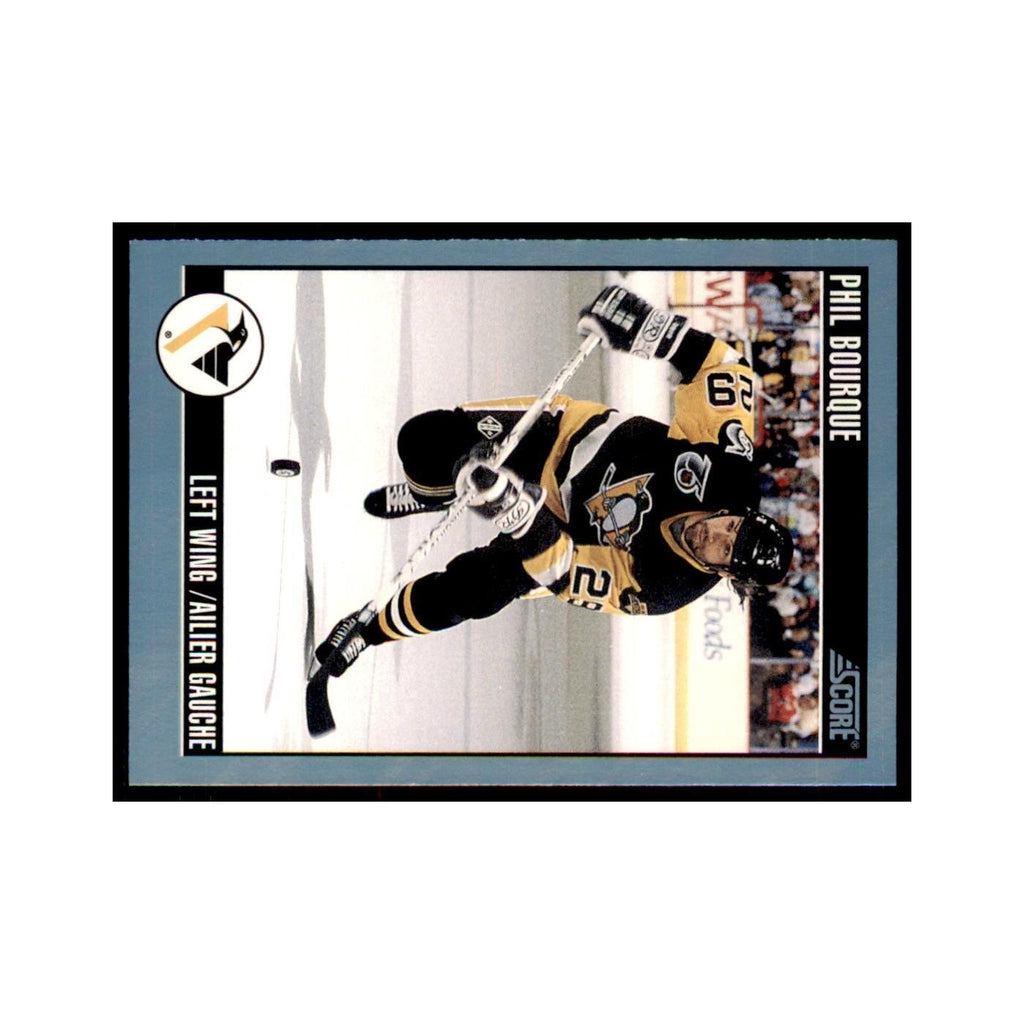 1992 Score Canadian Phil Bourque Pittsburgh Penguins #223