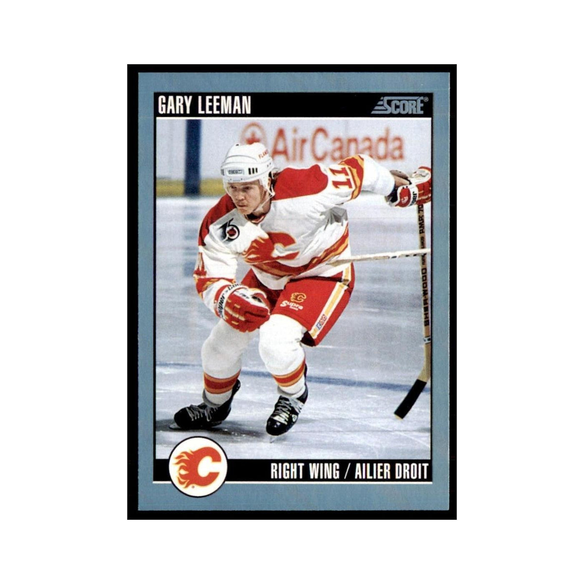1992 Score Canadian Gary Leeman Calgary Flames #171