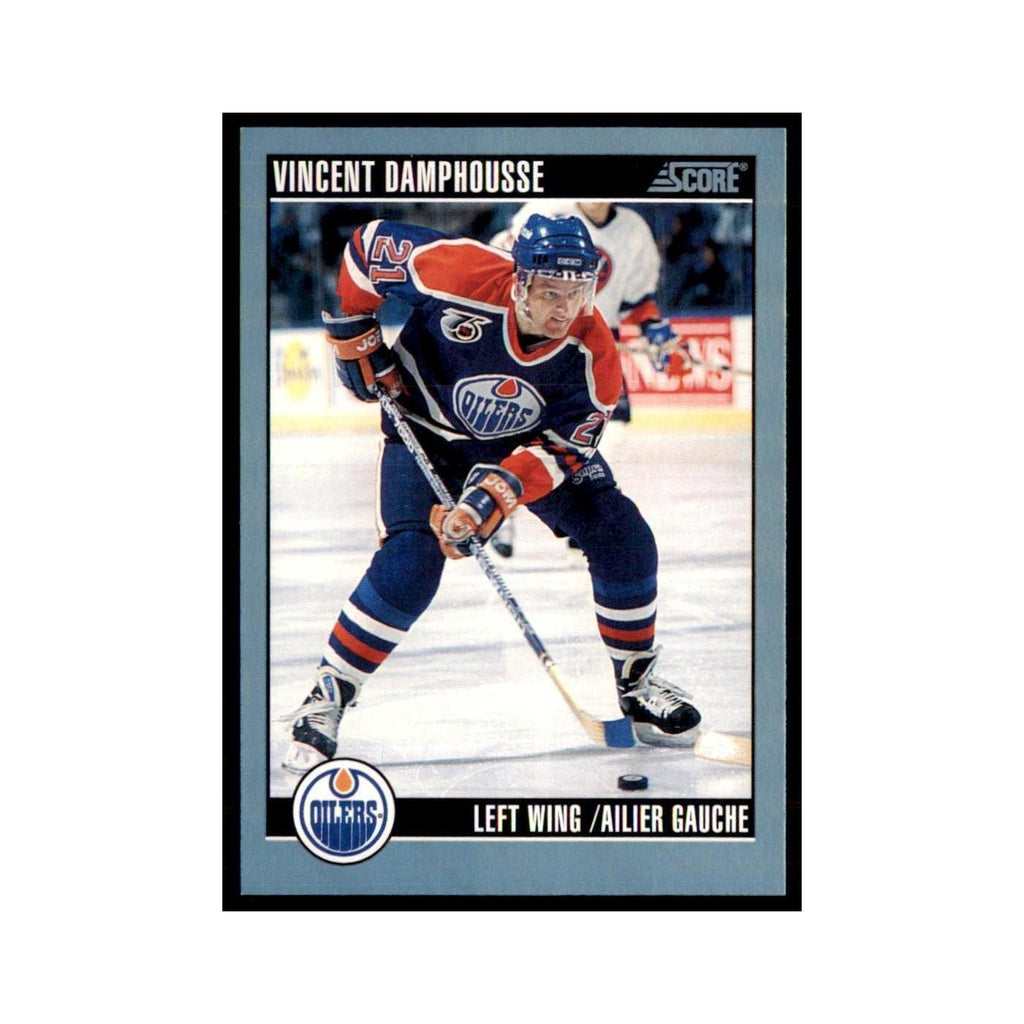 1992 Score Canadian Vincent Damphousse Edmonton Oilers #170