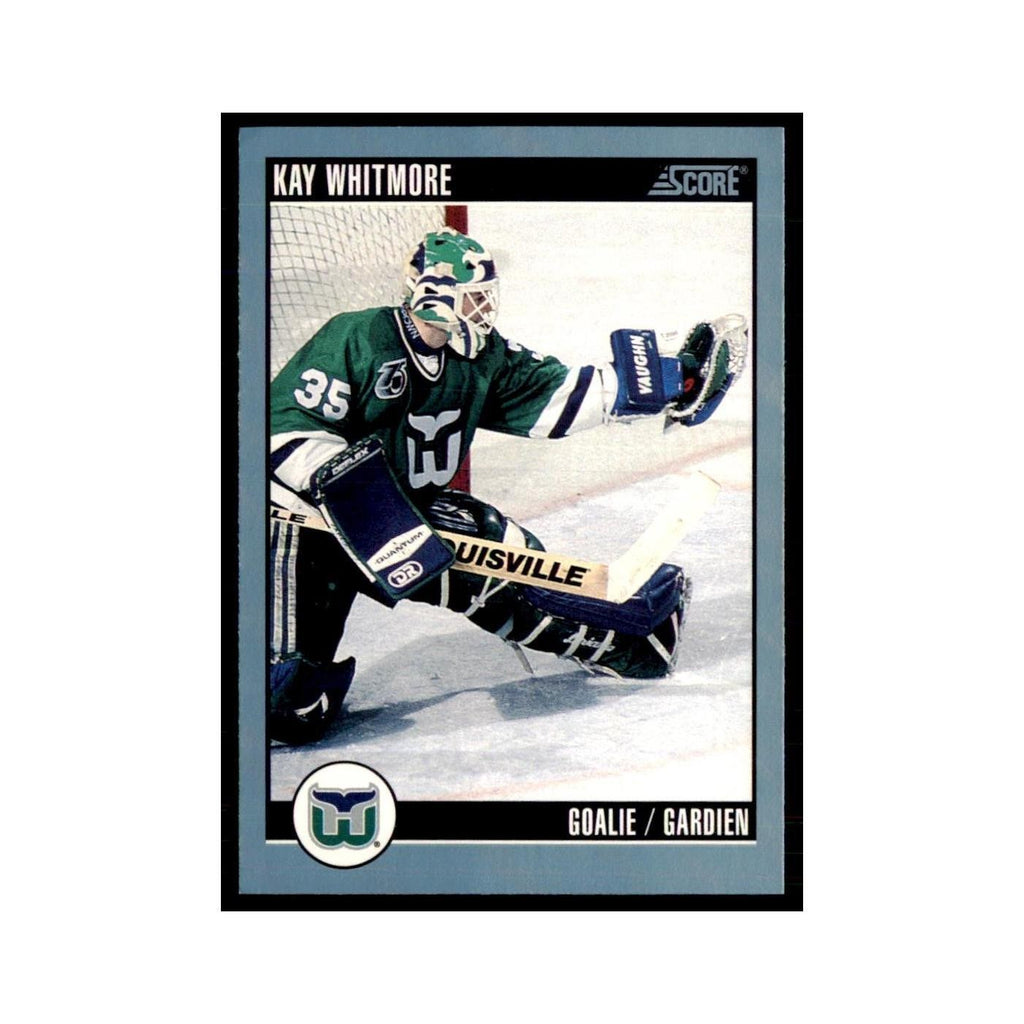 1992 Score Canadian Kay Whitmore Hartford Whalers #304