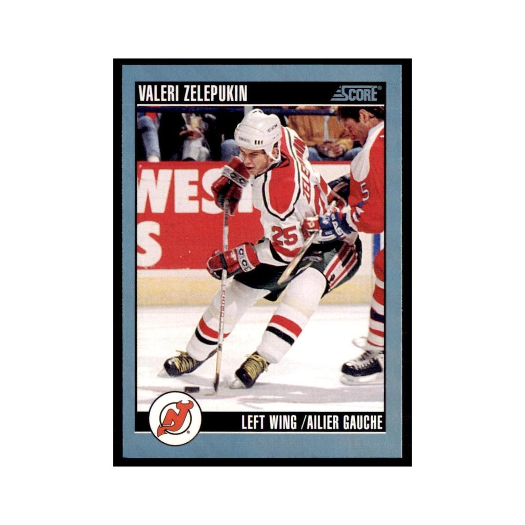 1992 Score Canadian Valeri Zelepukin New Jersey Devils #206