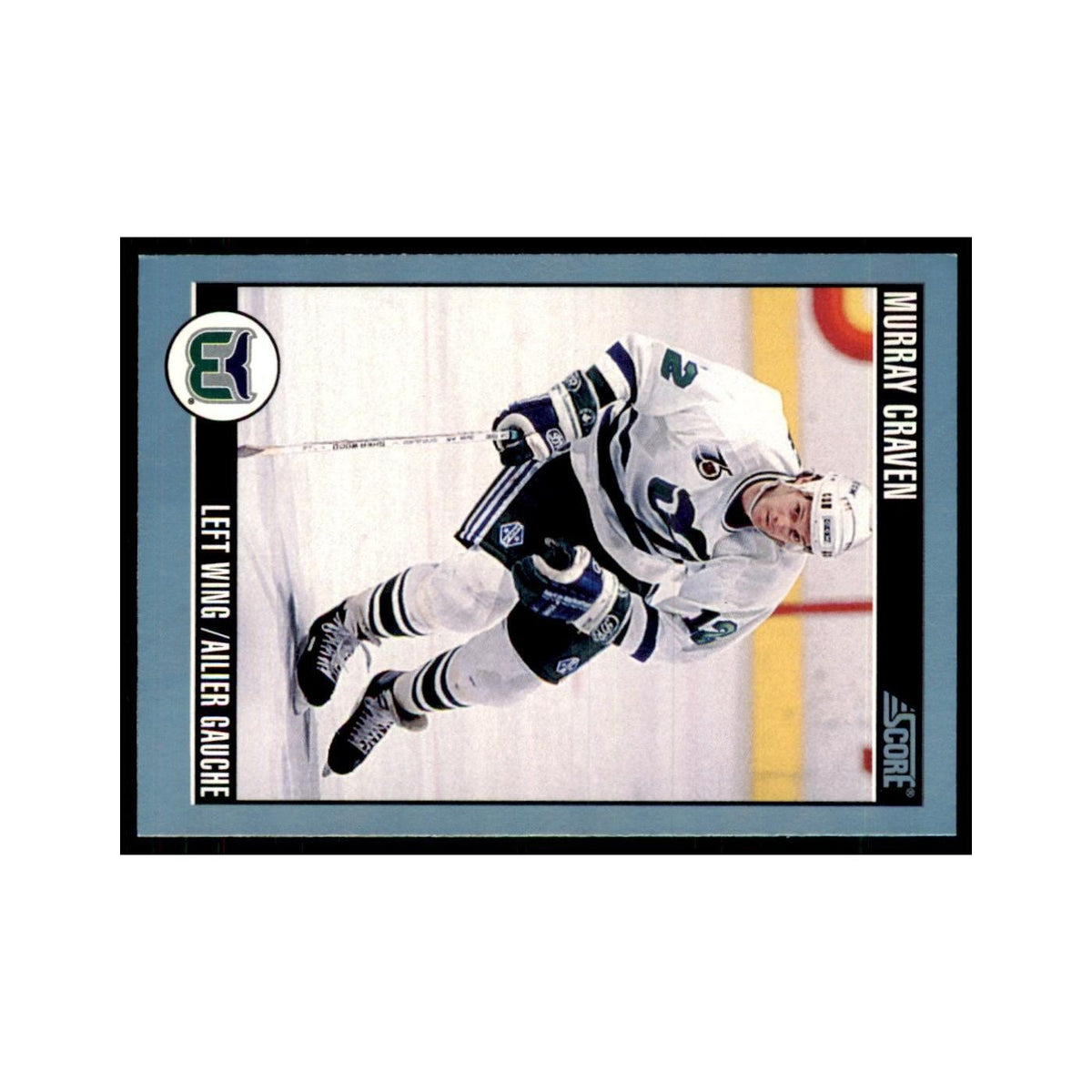 1992 Score Canadian Murray Craven Hartford Whalers #18