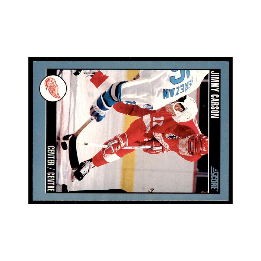 1992 Score Canadian Jimmy Carson Detroit Red Wings #9