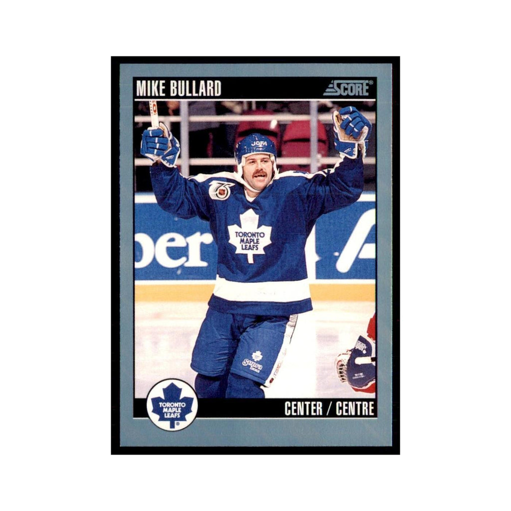 1992 Score Canadian Mike Bullard Toronto Maple Leafs #218