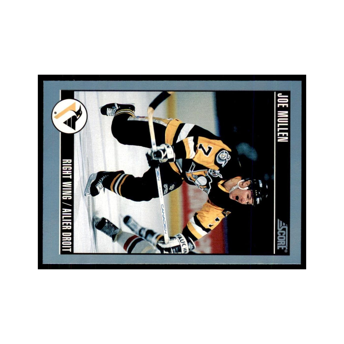 1992 Score Canadian Joe Mullen Pittsburgh Penguins #3