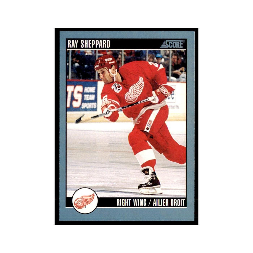 1992 Score Canadian Ray Sheppard Detroit Red Wings #163