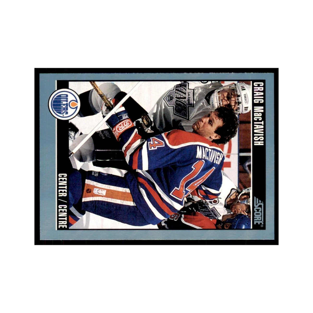 1992 Score Canadian Craig MacTavish Edmonton Oilers #303