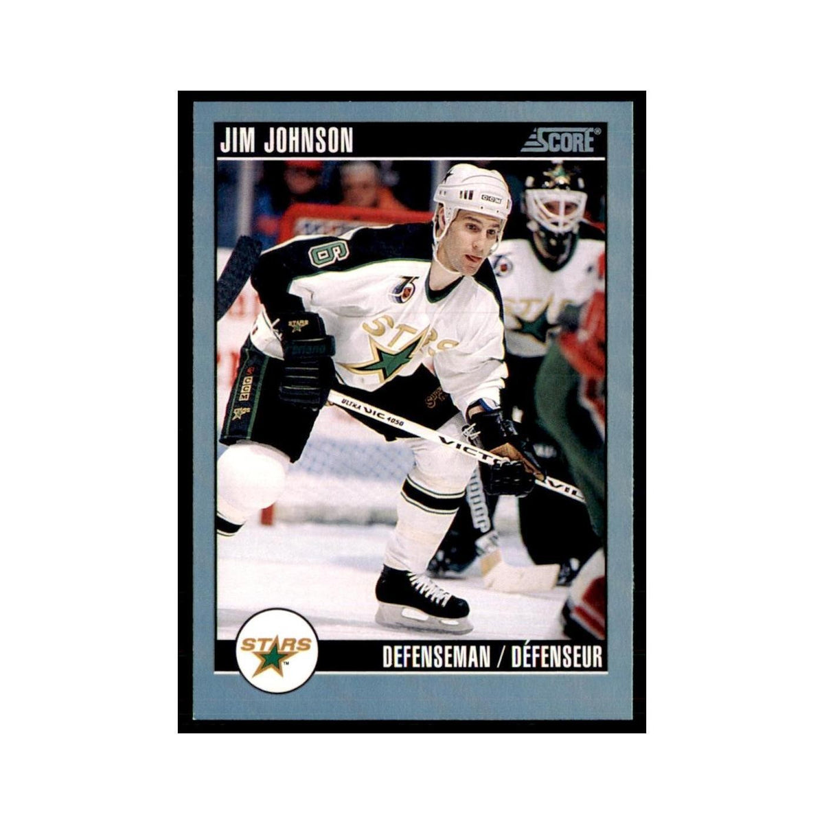 1992 Score Canadian Jim Johnson Minnesota North Stars #161