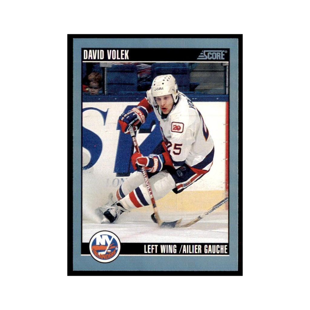 1992 Score Canadian David Volek New York Islanders #166