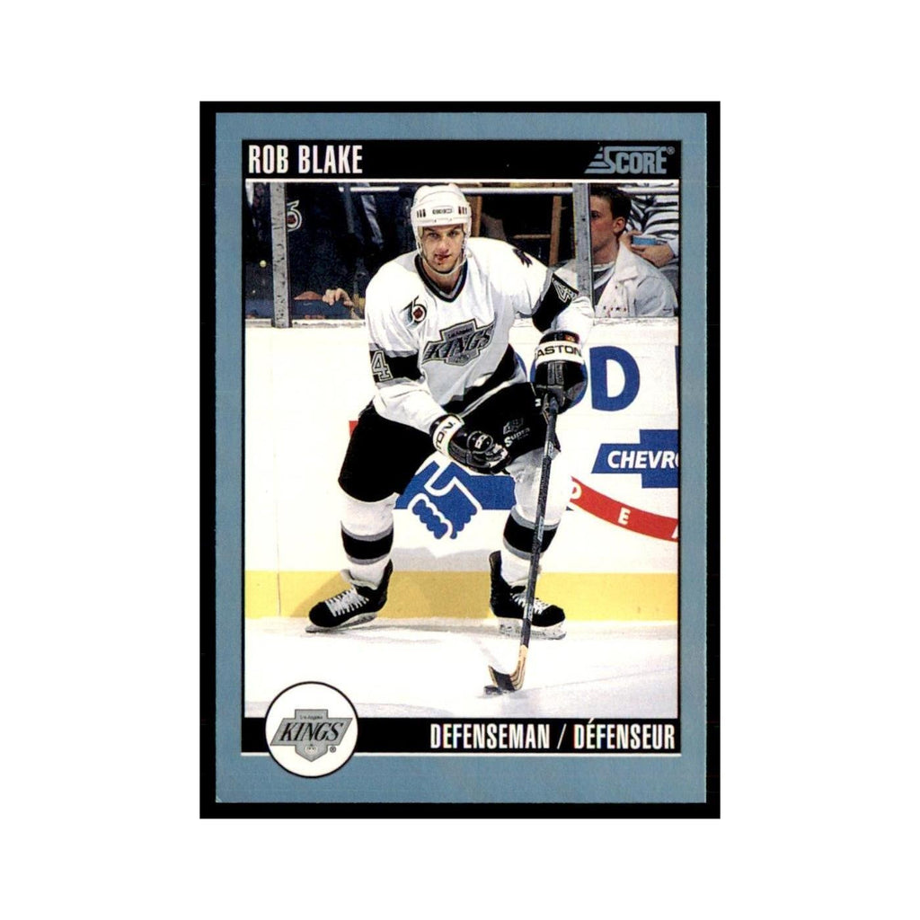 1992 Score Canadian Rob Blake Los Angeles Kings #177