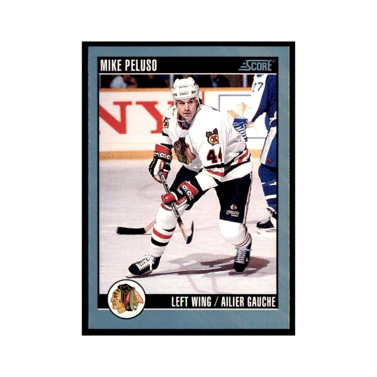 1992 Score Canadian Mike Peluso Chicago Blackhawks #536